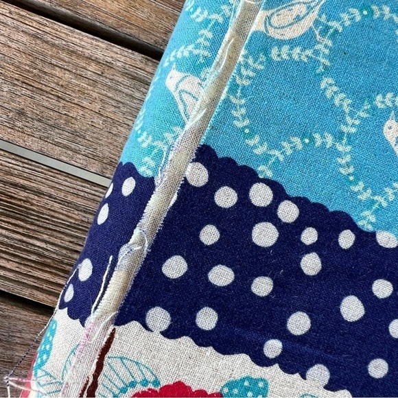 Echino Peck Linen Cotton Canvas Japanese Fabric 6.6 Yards Colorful Whimsical - Picture 8 of 12